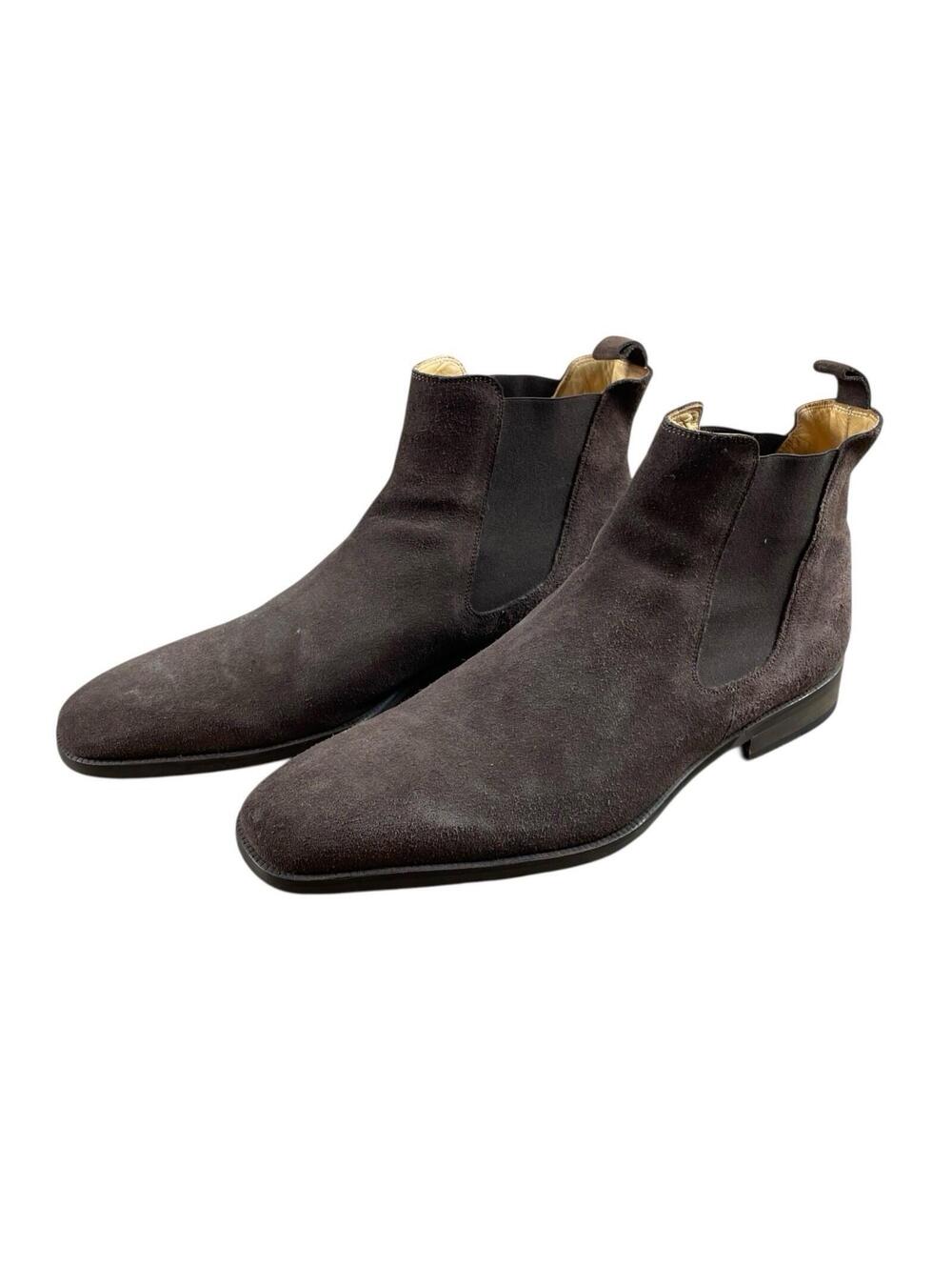 Universal Language Italian Made Suede Leather Gore Chelsea Boots Men 43CM US 10